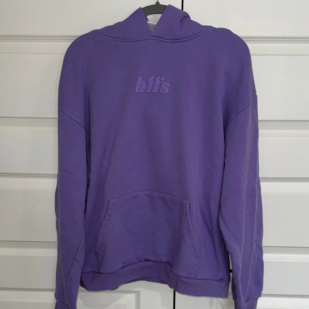Purple Hoodie and Sweatpants with Embossed Logo - Picture 1 of 8